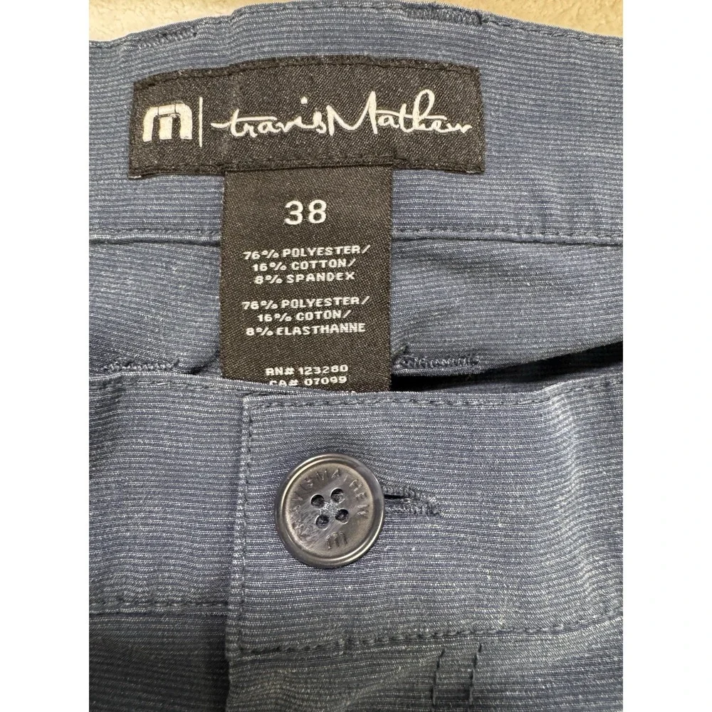 Travis Mathew Pants Mens‎ 38 Blue Open To Close Performance Golf Lightweight